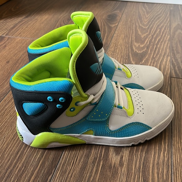 Adidas Originals Roundhouse Sneakers - White/Blue/Navy/Green - Picture 6 of 9